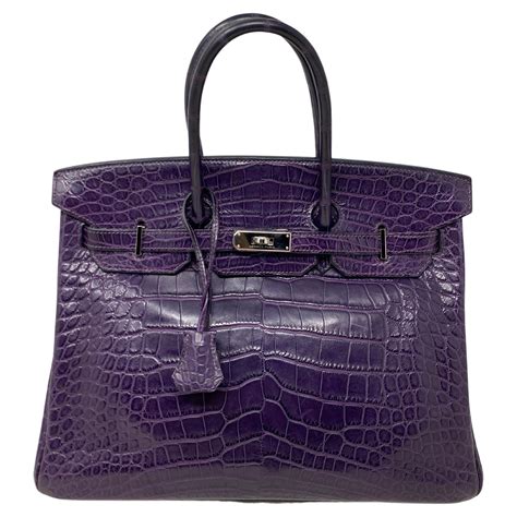 hermes purple bag|Hermes birkin bag purple.